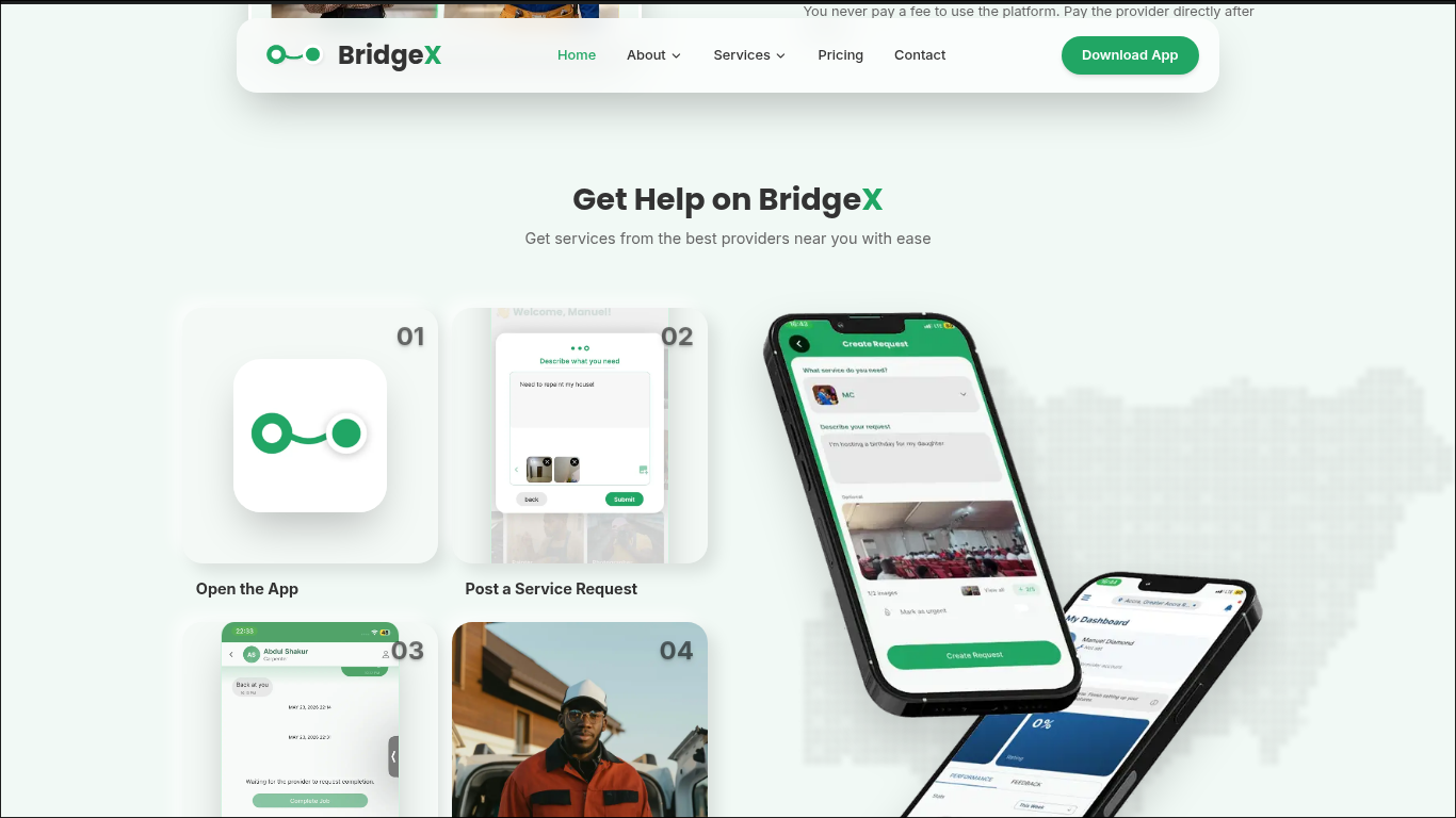 BridgeX Website image 3