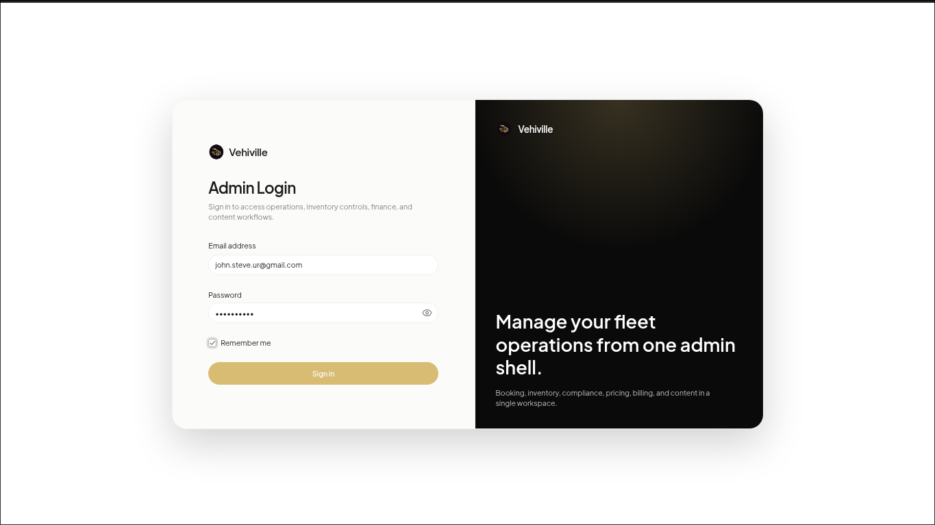Vehivile Admin System (v2) featured image